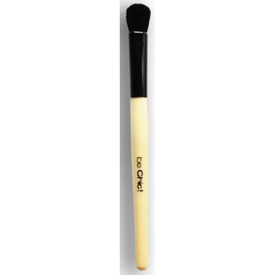 Be Chic! Professional White B 07 cosmetic brush with natural black goat bristles for eyes flat 16 cm