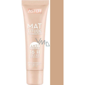 Astor Mattitude Foundation Anti Shine 16h Shine Control Makeup 102 Golden Beige 30 ml