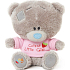 Me to You Tiny Tatty Teddy Teddy bear in a pink T-shirt 11.5 cm