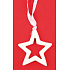 Ceramic star for hanging 7 cm