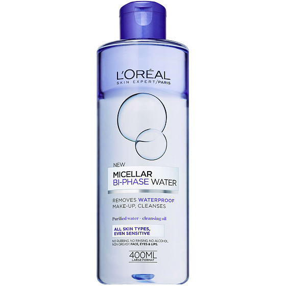 Loreal Paris Micellar Water two-phase micellar water for all skin types, including sensitive 400 ml