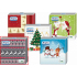 Regina Paper napkins 1 ply 33 x 33 cm 20 pieces Christmas Gray, pink and white print