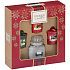 Yankee Candle Candlelit Cabin - Cottage lit by a candle scented candle Classic small glass 104 g + After Sledding - After sledding + Evergreen Mist - Forest mist + Pomegranate Gin Fizz - Gome Fizz from pomegranate votive candle 3 x 49 g, Christmas gift set