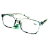 Berkeley Reading glasses +3.0 plastic transparent black dots 1 piece MC2181