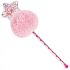 Albi Ballpoint pen with pompom Pink star