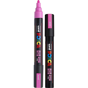 Posca Universal acrylic marker 1,8 - 2,5 mm Fluo-pink PC-5M