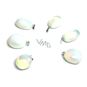 Opalit Troml pendant synthetic stone 2,2 - 3 cm, 1 piece, stone of wishes and hope