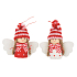 Angel with cap red and white for hanging 7 cm different kinds