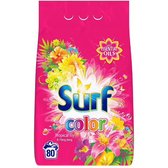 Surf Color Tropical Lily & Ylang Ylang washing powder for coloured laundry 80 doses 5,2 kg