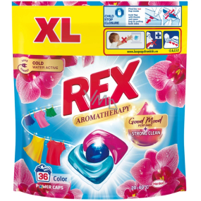 Rex XL Aromatherapy Power Caps Orchid universal washing capsules 36 doses 432 g