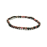 Rhodonite darker elastic bracelet natural stone, 4 mm bead / 19 cm, stone of forgiveness