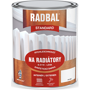 Radbal Standard S2119 radiator paint, white, 0.6 l