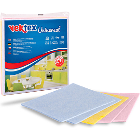 Vektex Universal Quick Cloth 38 x 38 cm 5 pieces, assorted colors
