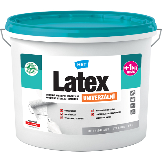 Het Universal Latex, white, 5+1 kg