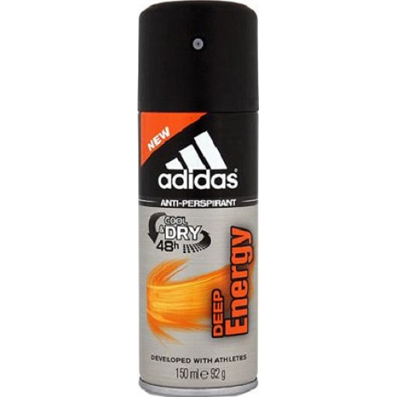 Adidas Cool & Dry 48h Deep Energy antiperspirant deodorant spray for men 150 ml