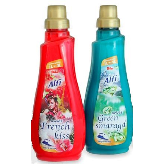 Mika Alfi Golden Green Emerald + French Kiss fabric softener 2x 1 l