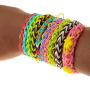 Loom Bands gumičky na pletení náramků Bílá a modrá 200 kusů