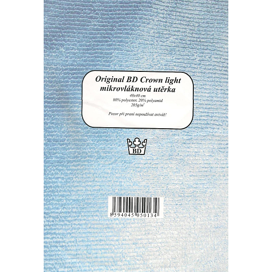 Original BD Crown microfiber cloth 40 x 40 cm