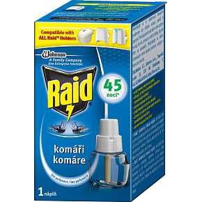 Raid Liquid Refill for Electric Repeller, 45 Nights, 27 ml