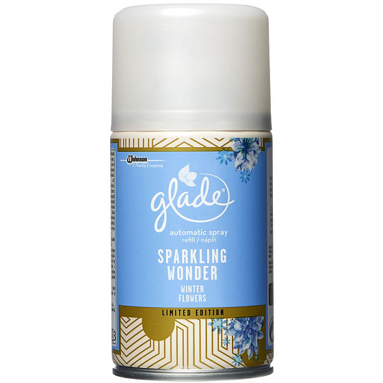 Glade Sparkling Wonder Winter Flowers automatic air freshener refill 269 ml