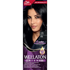 Wella hair color Wellaton Intense 2/0 black, 110 ml