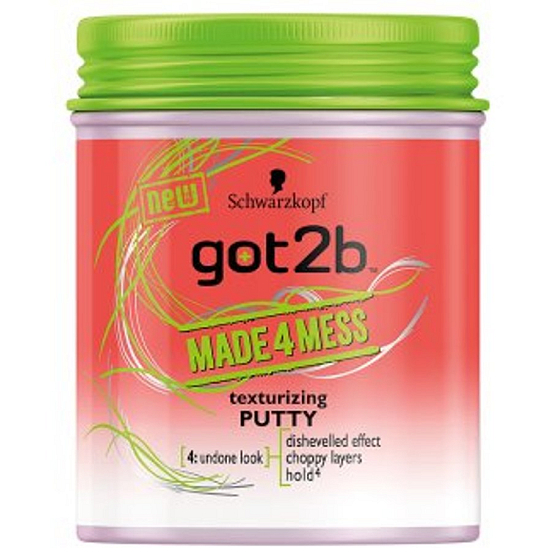 Got2b Made4Mess shaping putty for messy hairstyles 100 ml