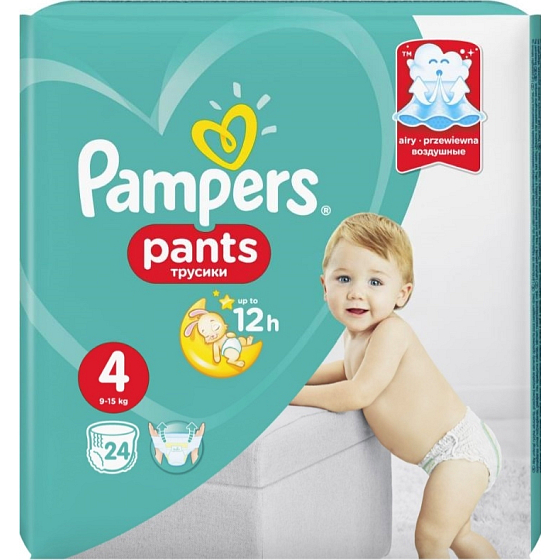 Pampers Pants 4 Maxi 9-15 kg diapers 24 pieces