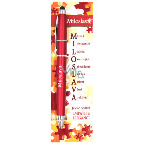 Nekupto Stylus Ballpoint pen with the name of Miloslav