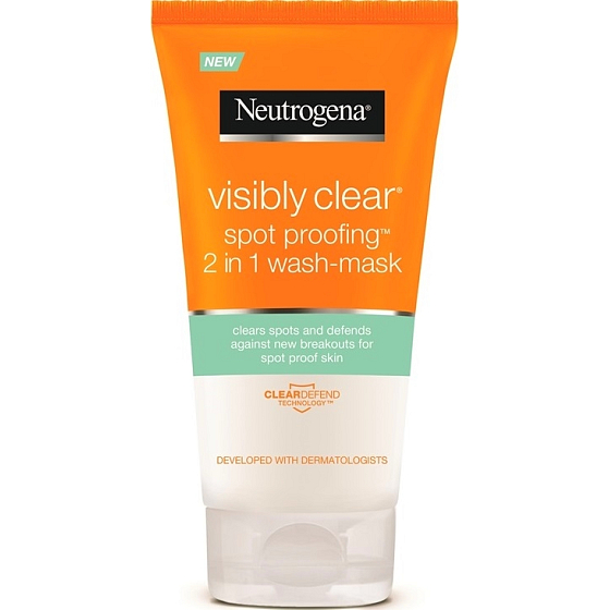 Neutrogena Visibly Clear Spot Proofing 2 in 1 cleansing emulsion and mask 150 ml