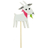 Valerian white recess 11 cm + skewers