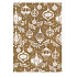 Ditipo Gift wrapping paper 70 x 500 cm Christmas golden white Christmas decorations