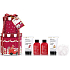 Baylis & Harding Red Collection Sweet bar soap 100 ml + Sweet bar shower gel 100 ml + Peppermint swirl body lotion 50 ml + Vanilla icing hand cream 50 ml + Sweet bar bath crystals 25 g + massage sponge, cosmetic set