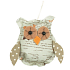 Owl for hanging green 8 cm