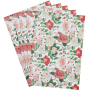 Heathcote & Ivory Flower Blooms Trellis perfumed paper 5 sheets