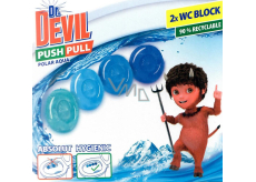 Dr. Devil Polar Aqua Push Pull WC block without basket 2 x 20 g