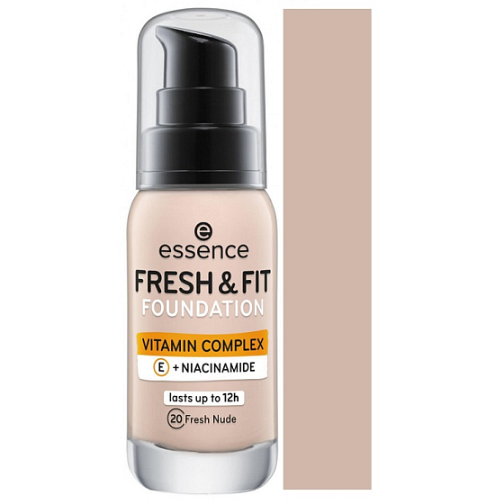 Essence Fresh & Fit Liquid Makeup with Vitamin Complex 20 Fresh Nude 30 ml