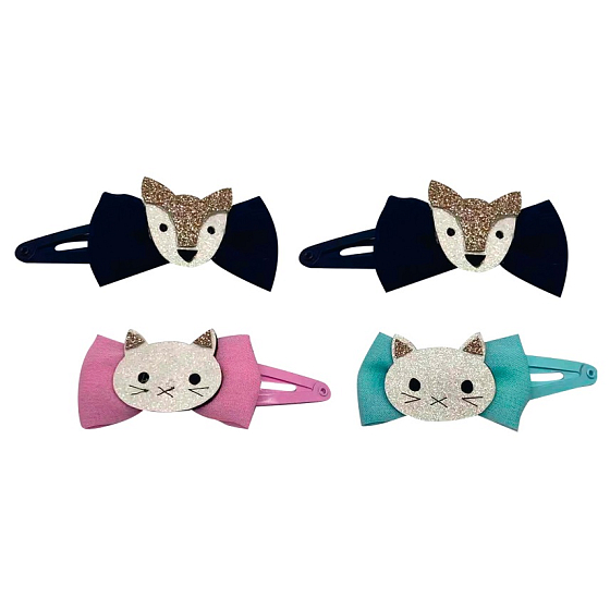 Richstar Accessories Fox and cat clips 2 pieces
