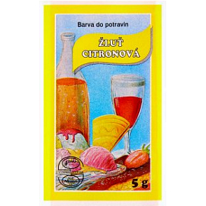Aroco Powder Food Coloring, Yellow Lemon, 5 g