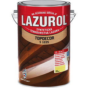 Lazurol Topdecor S1035 thin-layer wood stain T000 natural, 4.5 l Lazurol Topdecor S1035 thin-layer wood stain T000 natural, 4.5 l