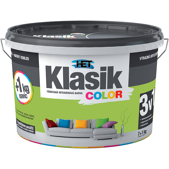 Het Klasik Color paint, 0597 light green, 7+1 kg