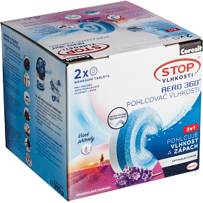 Ceresit Stop Vlhkosti Aero 360° Replacement Tablets – Lavender 2 × 450 g (900 g)