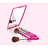 Dermacol Palette of cosmetic brushes with natural bristles 5 pieces
