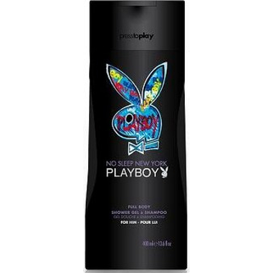 Playboy No Sleep New York 2in1 shower gel and shampoo for men 250 ml
