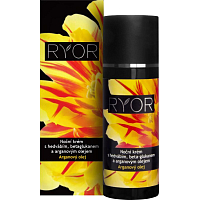 RYOR night cream with silk, beta-glucan, and argan oil 50 ml