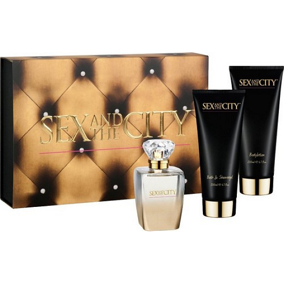 Sex and The City Sex and The City perfumed water for women 100 ml + shower gel 200 ml + body lotion 200 ml, gift set