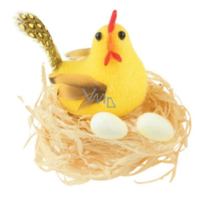 Hen in the nest yellow 7 cm