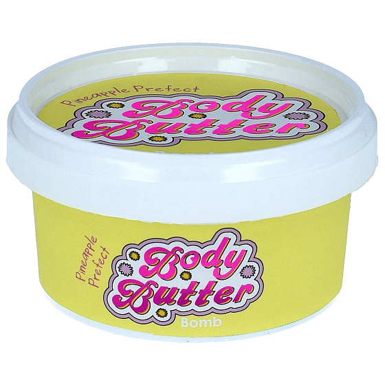 Bomb Cosmetics Perfect Pineapple Shimmering Body Butter Handmade 200 ml