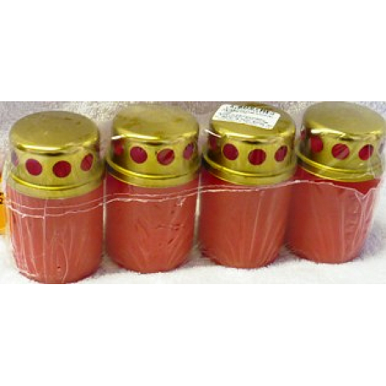Admint Cemetery candle with lid 4 pieces 40 g