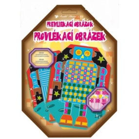 Threading picture Robot 30 x 21.5 cm