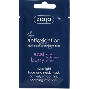 Ziaja Acai Berry Smoothing Night Face and Neck Mask 7 ml